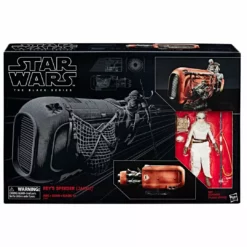 Star Wars The Black Series Rey's Speeder (Jakku) And Figure
