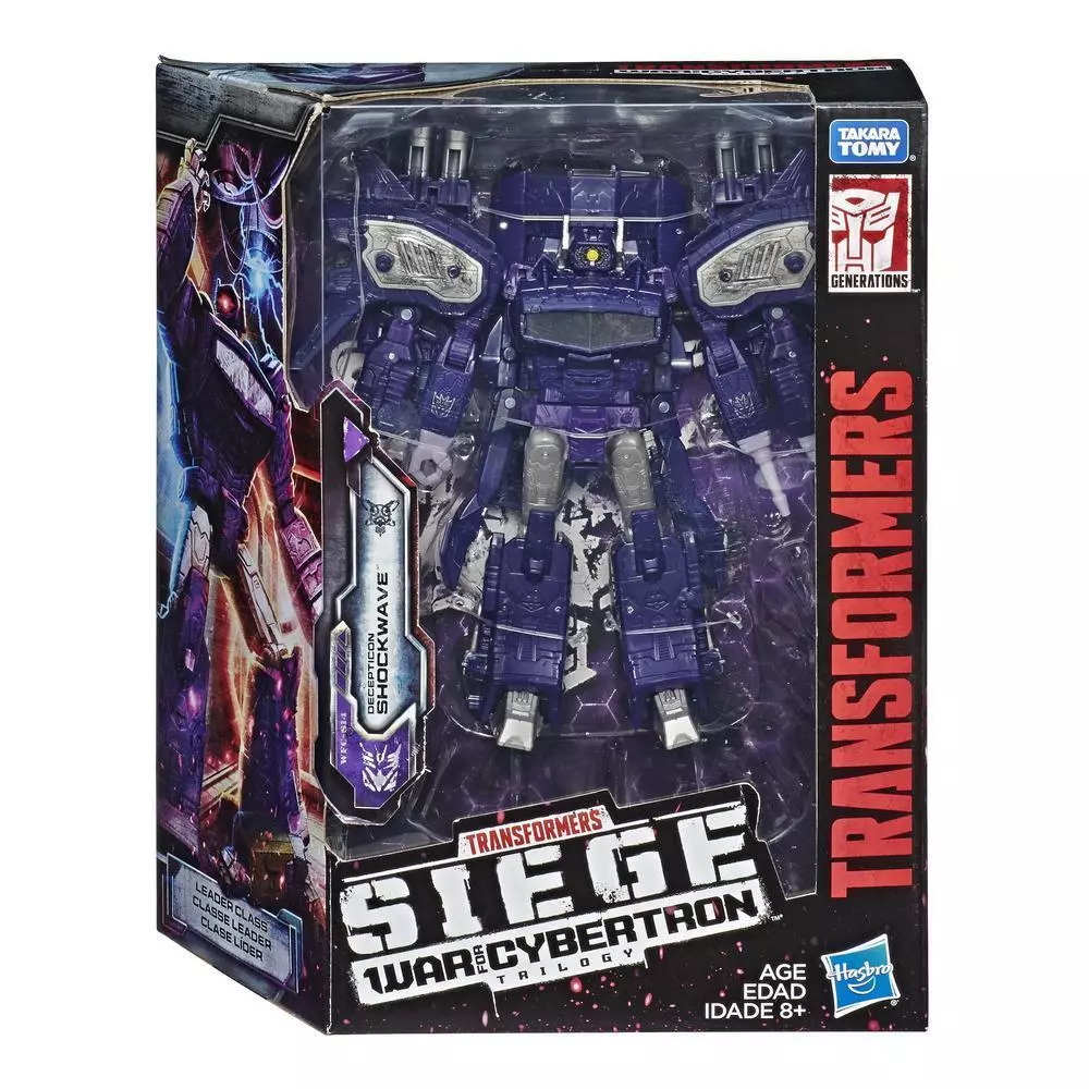 Transformers Generations War For Cybertron: Siege Leader Class WFC-S14 Shockwave Action Figure 8 Transformers Generations War For Cybertron: Siege Leader Class WFC-S14 Shockwave Action Figure