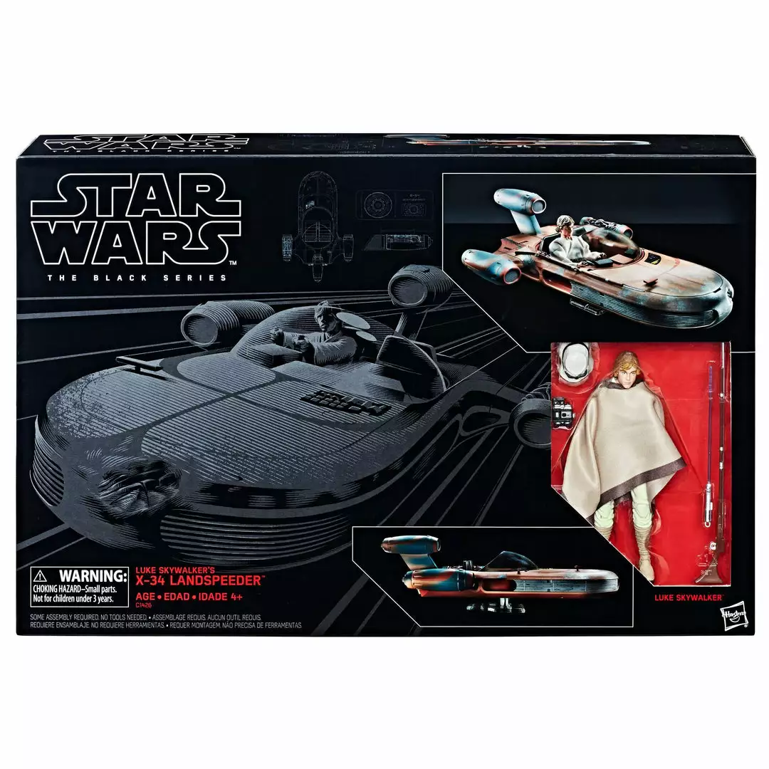 Star Wars The Black Series Luke Skywalker Landspeeder & Figure 8 Star Wars The Black Series Luke Skywalker Landspeeder & Figure