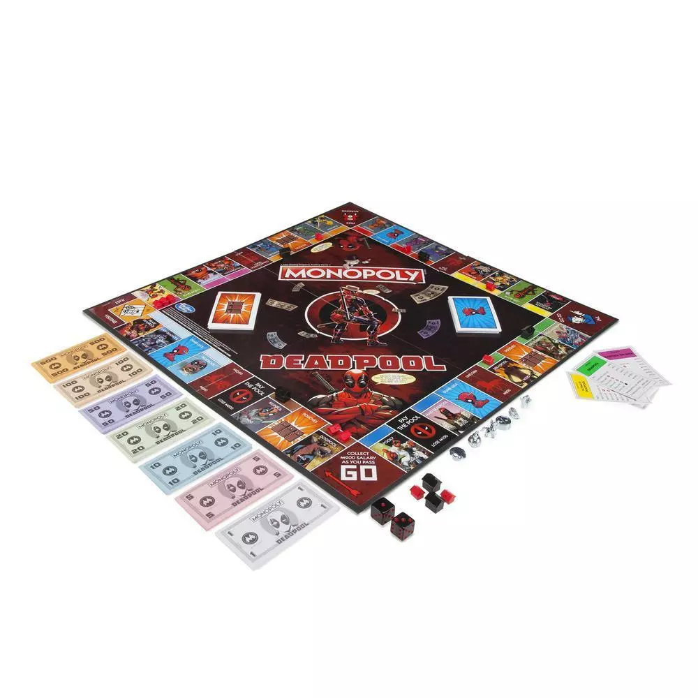 Monopoly: Marvel Deadpool Edition Other Brands 3 Monopoly: Marvel Deadpool Edition Other Brands