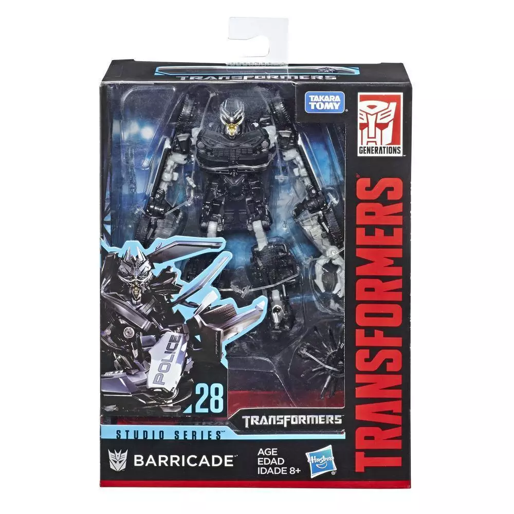 Transformers Studio Series 28 Deluxe Class Movie 1 Barricade Figure 8 Transformers Studio Series 28 Deluxe Class Movie 1 Barricade Figure