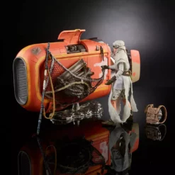 Star Wars The Black Series Rey's Speeder (Jakku) And Figure