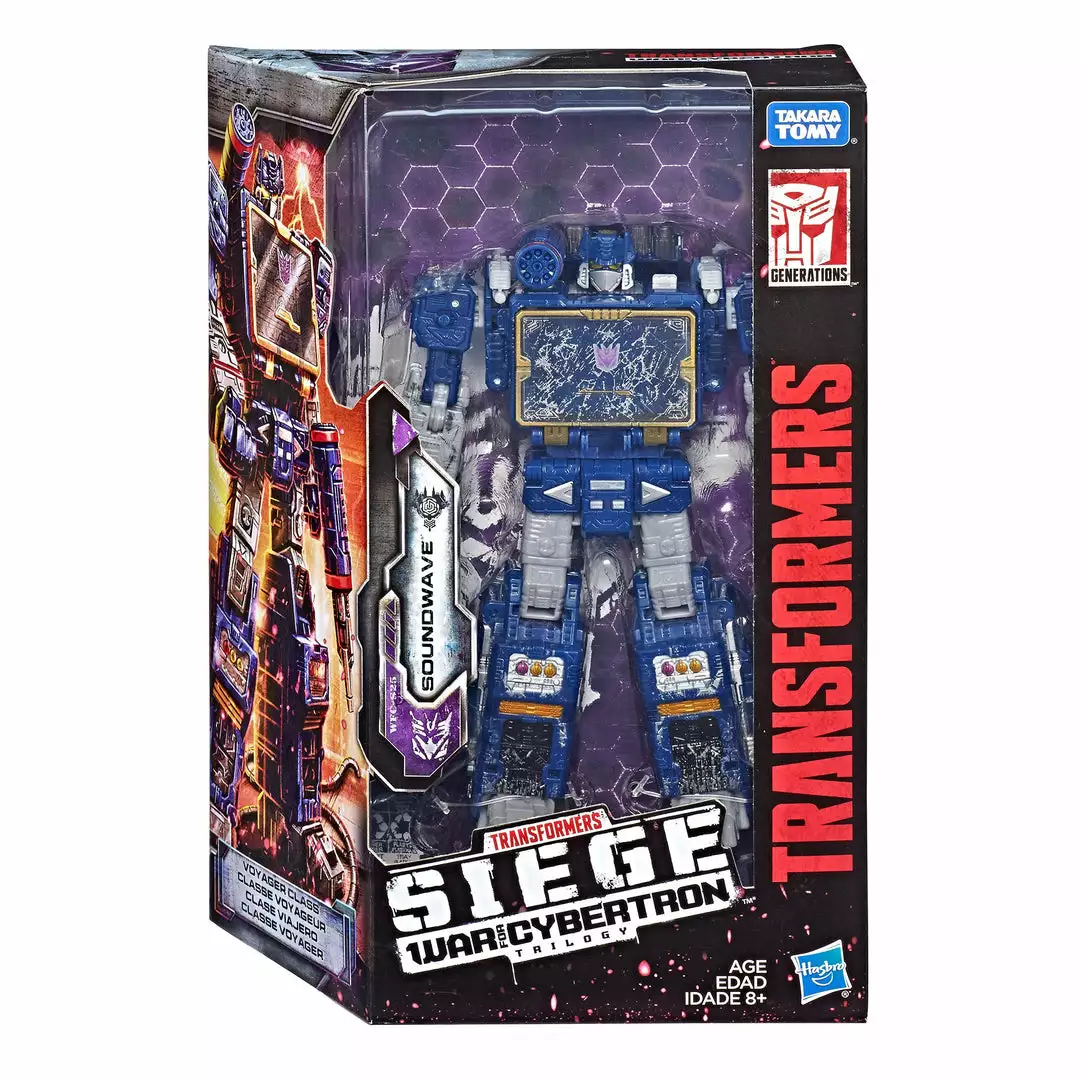 Transformers Generations War For Cybertron Voyager WFC-S25 Soundwave Figure 4 Transformers Generations War For Cybertron Voyager WFC-S25 Soundwave Figure