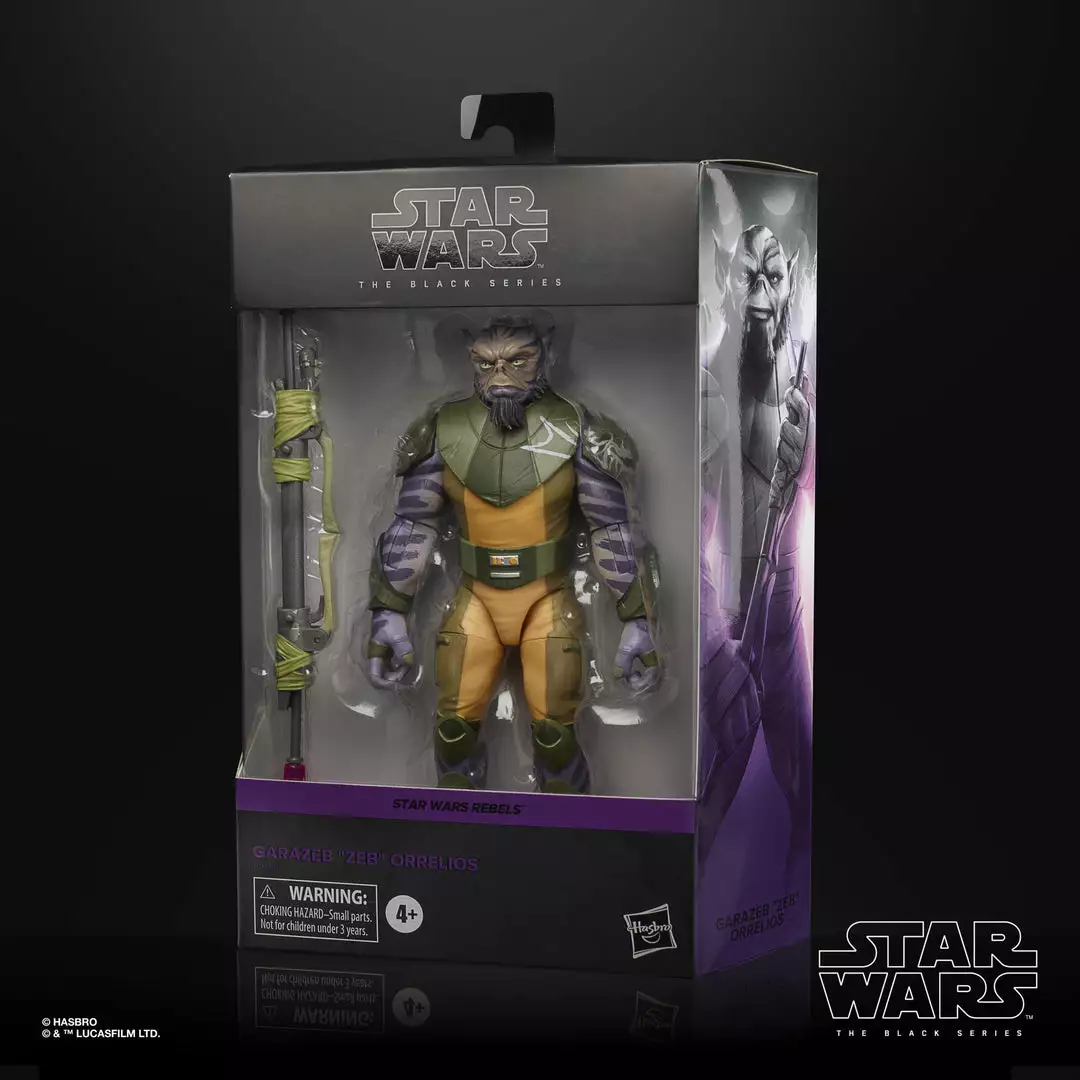 Star Wars The Black Series Garazeb “Zeb” Orrelios Deluxe Figure 10 Star Wars The Black Series Garazeb “Zeb” Orrelios Deluxe Figure