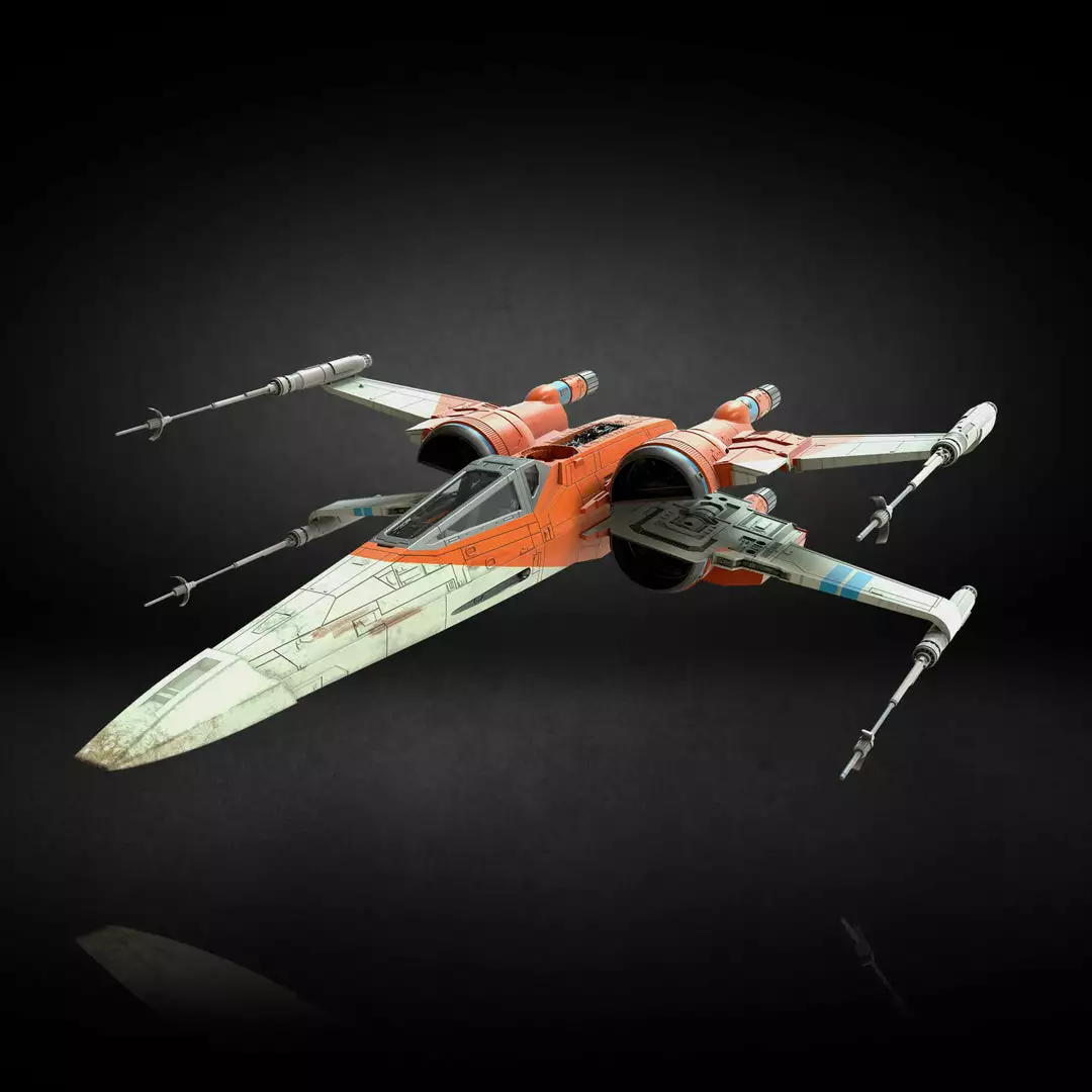 Star Wars The Vintage Collection Poe Dameron’s X-Wing Fighter Vehicle 8 Star Wars The Vintage Collection Poe Dameron’s X-Wing Fighter Vehicle
