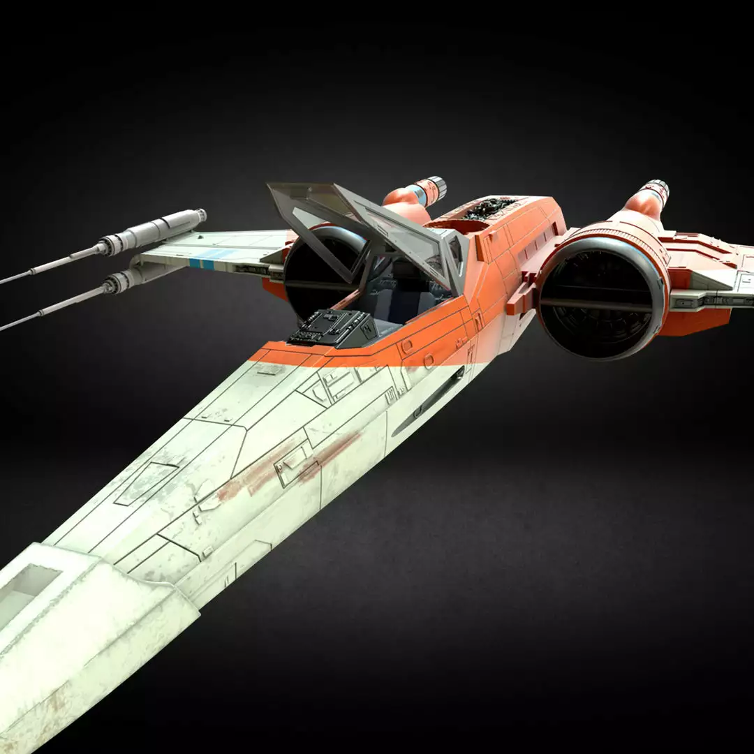 Star Wars The Vintage Collection Poe Dameron’s X-Wing Fighter Vehicle 6 Star Wars The Vintage Collection Poe Dameron’s X-Wing Fighter Vehicle