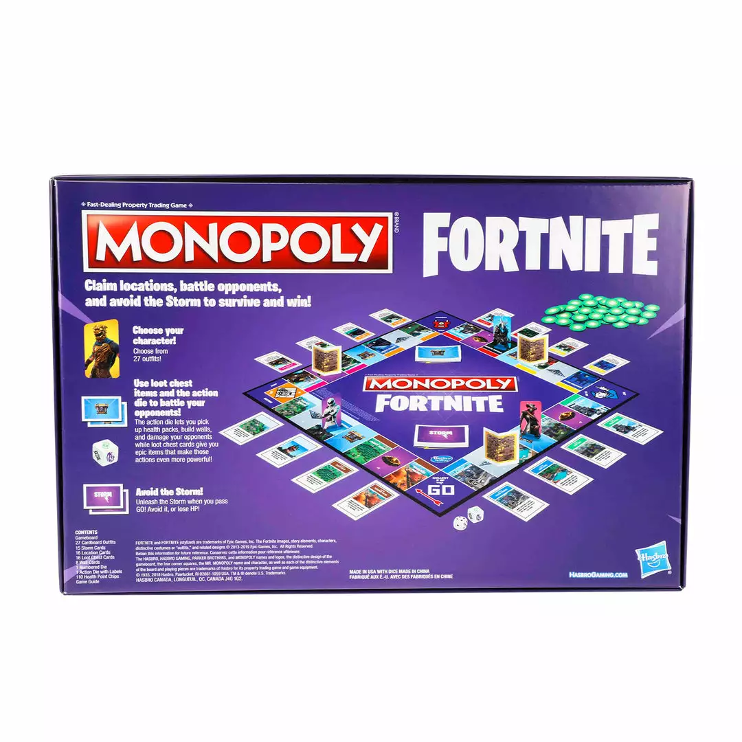 Other Brands Monopoly: Fortnite Edition Board Game 8 Other Brands Monopoly: Fortnite Edition Board Game