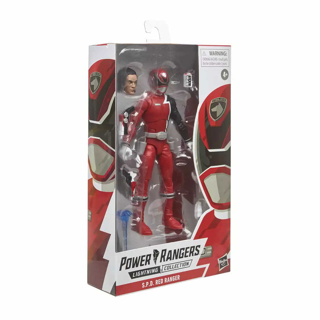 Power Rangers Lightning Collection S.P.D. Red Ranger Figure 9 Power Rangers Lightning Collection S.P.D. Red Ranger Figure