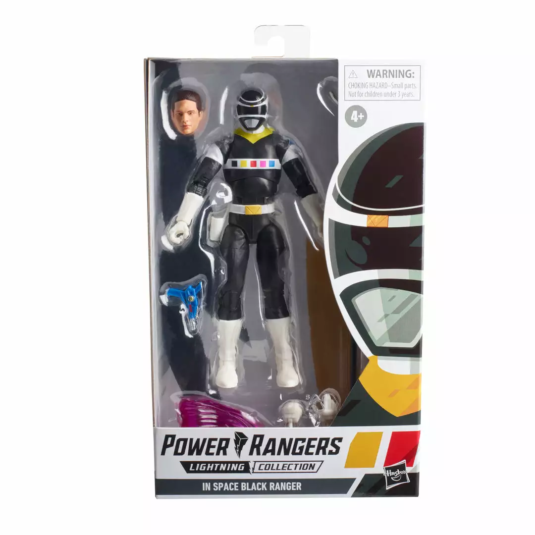 Power Rangers Lightning Collection In Space Black Ranger Ranger Figure 7 Power Rangers Lightning Collection In Space Black Ranger Ranger Figure