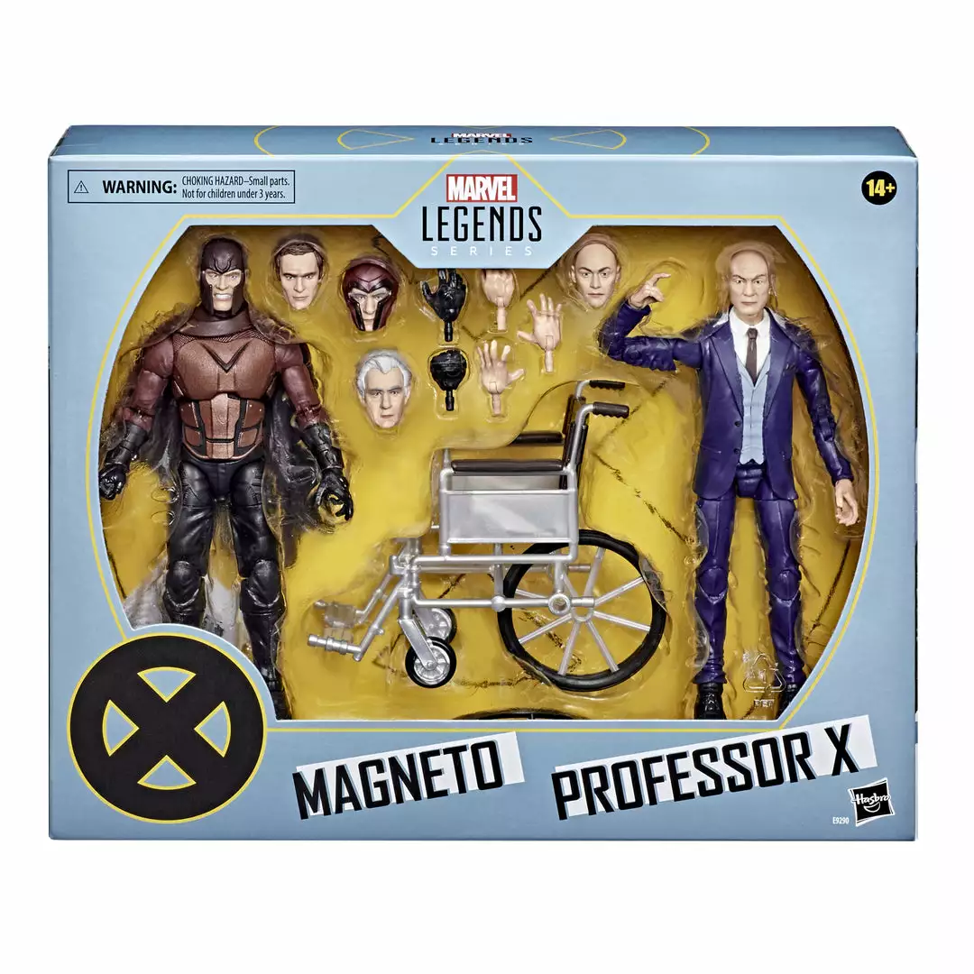 Marvel Legends Series Magneto And Professor X Action Figures 8 Marvel Legends Series Magneto And Professor X Action Figures