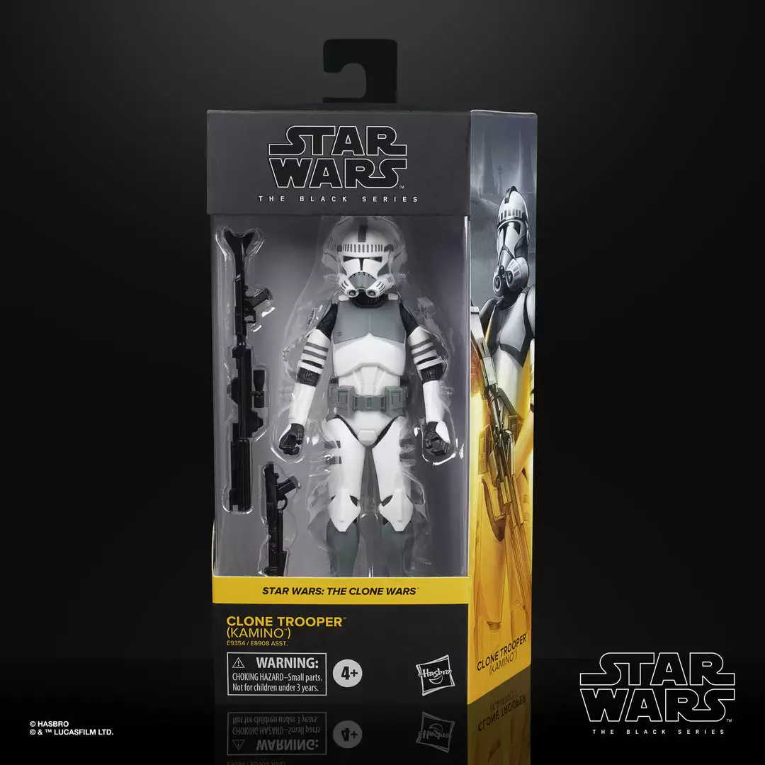 Star Wars The Black Series Clone Trooper (Kamino) Collectible Figure 3 Star Wars The Black Series Clone Trooper (Kamino) Collectible Figure