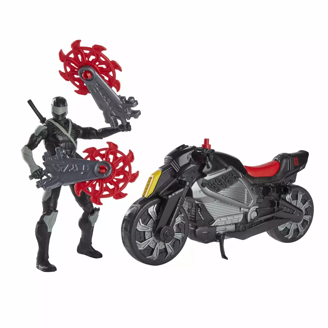 GI Joe Snake Eyes: G.I. Joe Origins Snake Eyes With Stealth Cycle