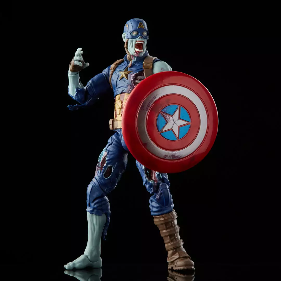 Marvel Legends Series Zombie Captain America 3 Marvel Legends Series Zombie Captain America