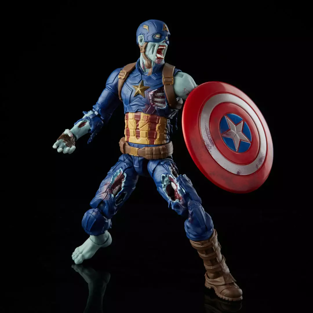 Marvel Legends Series Zombie Captain America 5 Marvel Legends Series Zombie Captain America