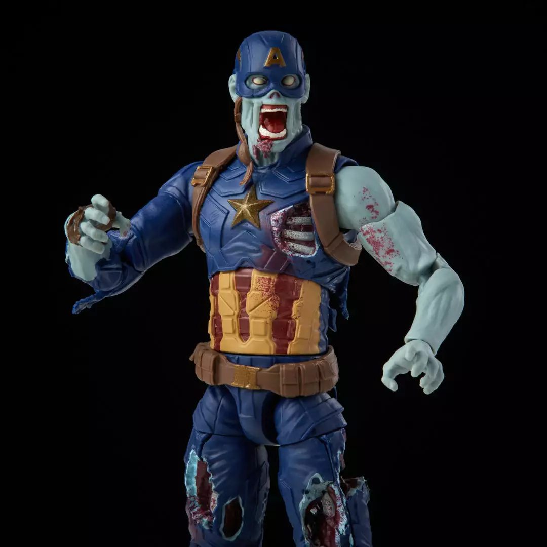 Marvel Legends Series Zombie Captain America 7 Marvel Legends Series Zombie Captain America