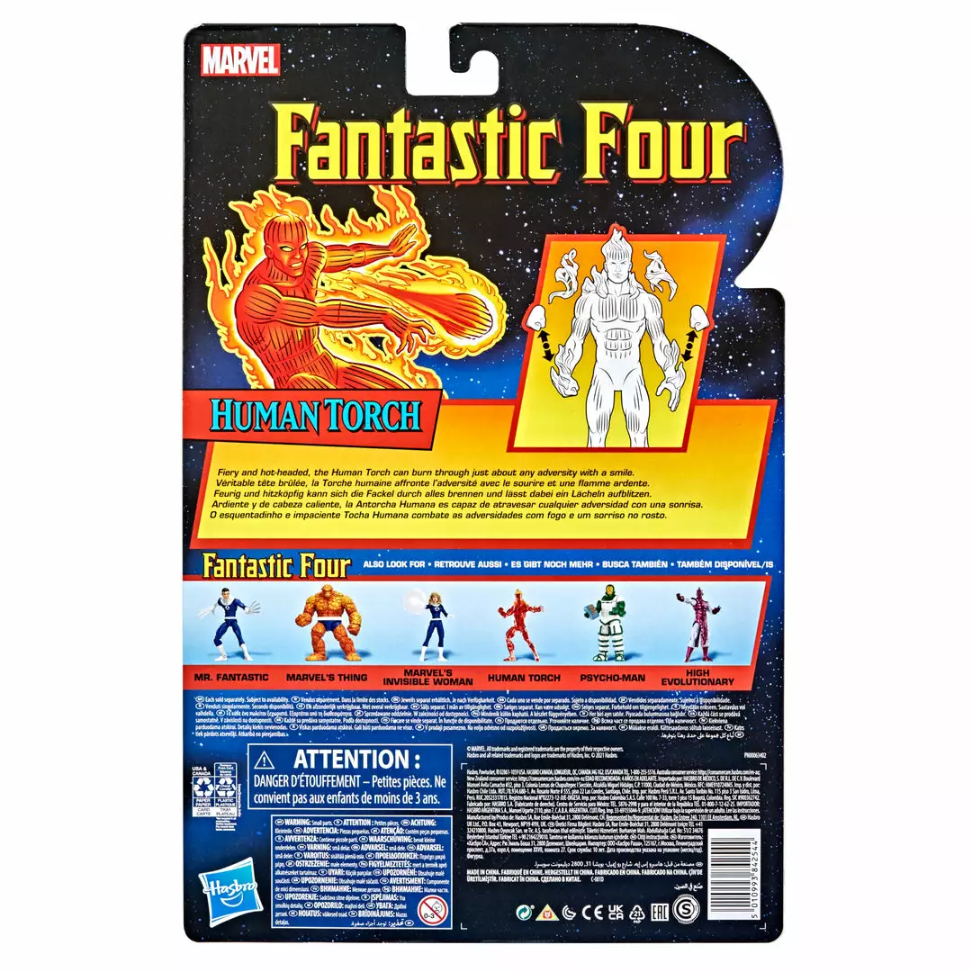Marvel Legends Series Retro Fantastic Four The Human Torch 8 Marvel Legends Series Retro Fantastic Four The Human Torch