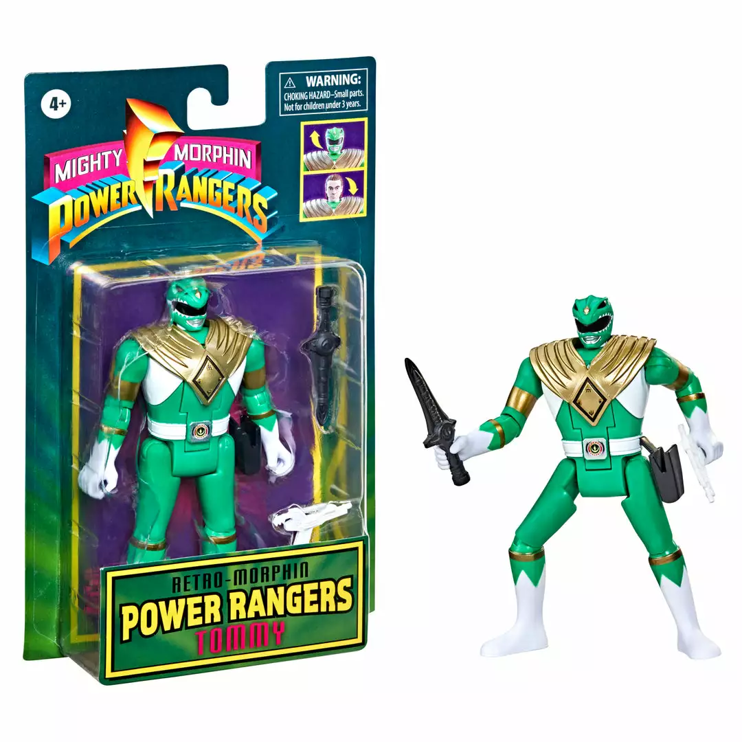Back In Stock Power Rangers Retro-Morphin Green Ranger Tommy 8 Back In Stock Power Rangers Retro-Morphin Green Ranger Tommy