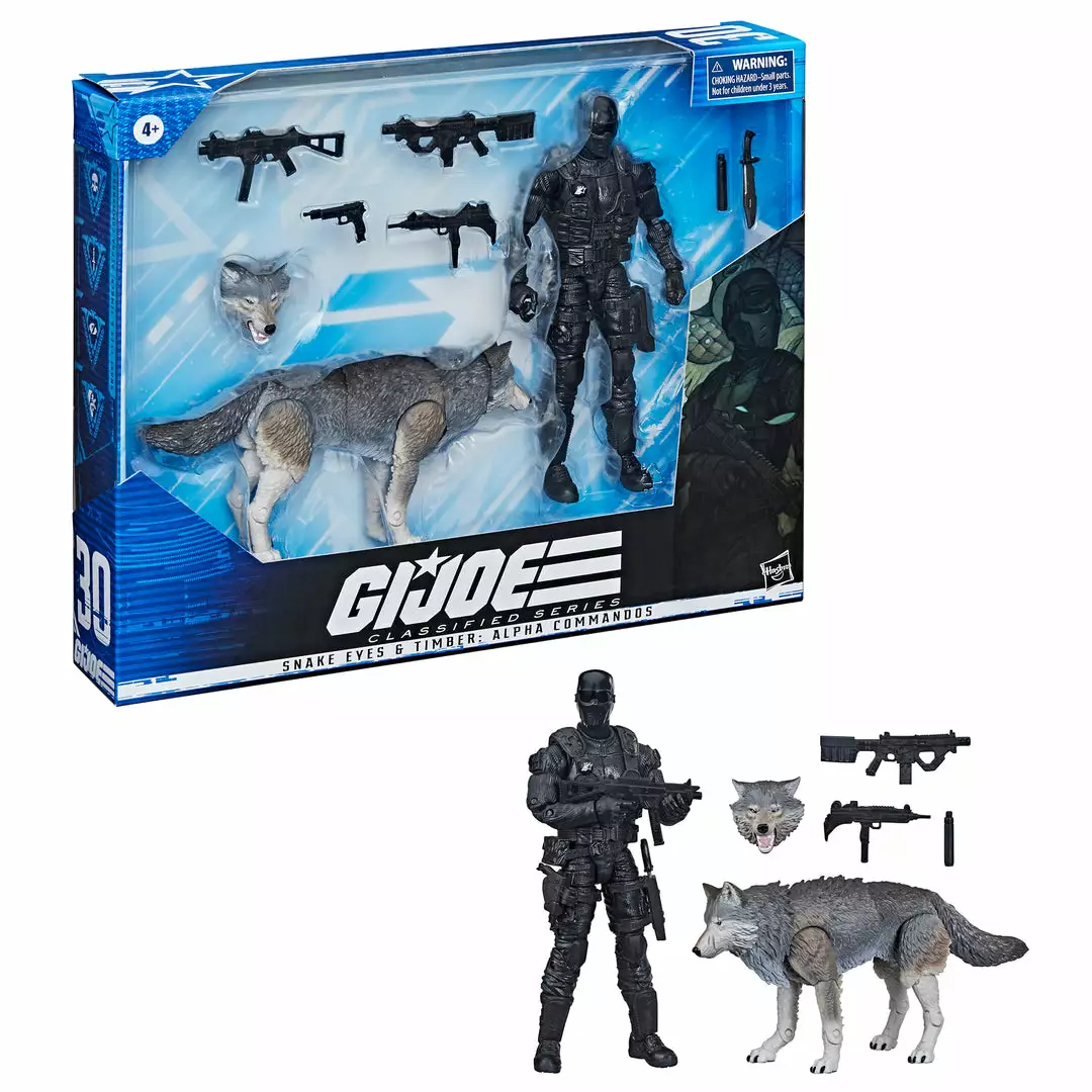 GI Joe G.I. Joe Classified Series Snake Eyes & Timber: Alpha Commandos Action Figures 4 GI Joe G.I. Joe Classified Series Snake Eyes & Timber: Alpha Commandos Action Figures
