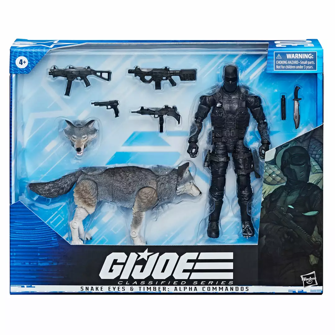 GI Joe G.I. Joe Classified Series Snake Eyes & Timber: Alpha Commandos Action Figures 6 GI Joe G.I. Joe Classified Series Snake Eyes & Timber: Alpha Commandos Action Figures