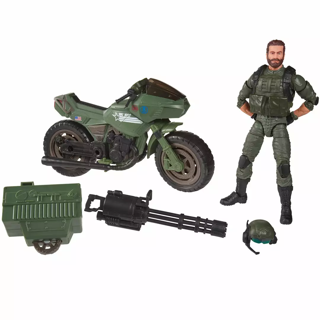 GI Joe G.I. Joe Classified Series Alvin “Breaker” Kinney With RAM Cycle