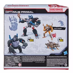 Transformers War For Cybertron Series-Inspired Optimus Primal And Rattrap