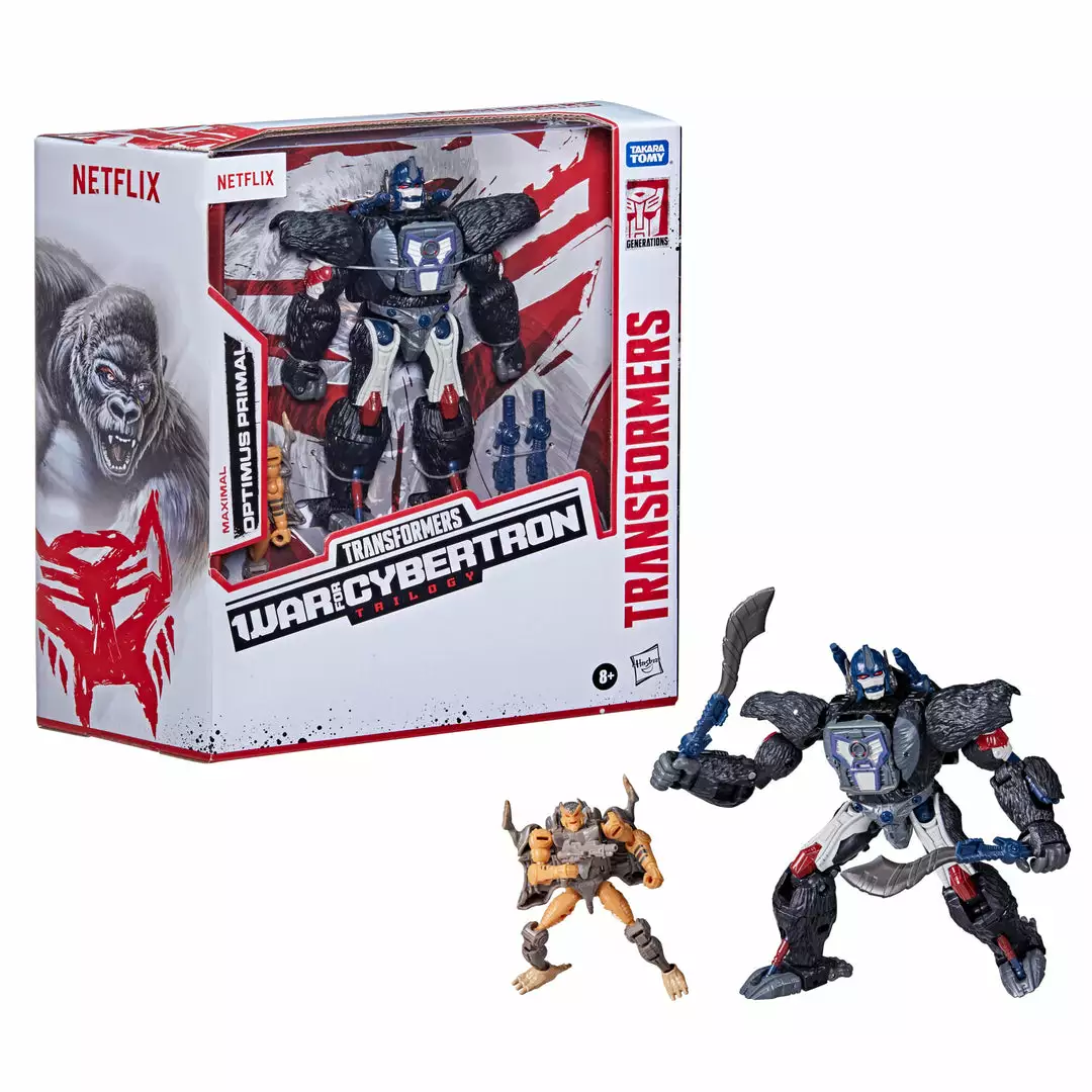 Transformers War For Cybertron Series-Inspired Optimus Primal And Rattrap 5 Transformers War For Cybertron Series-Inspired Optimus Primal And Rattrap