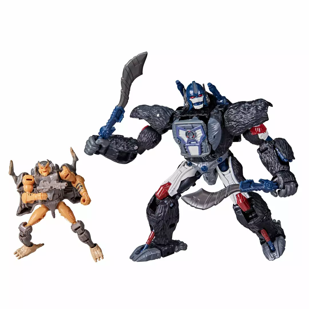 Transformers War For Cybertron Series-Inspired Optimus Primal And Rattrap 3 Transformers War For Cybertron Series-Inspired Optimus Primal And Rattrap