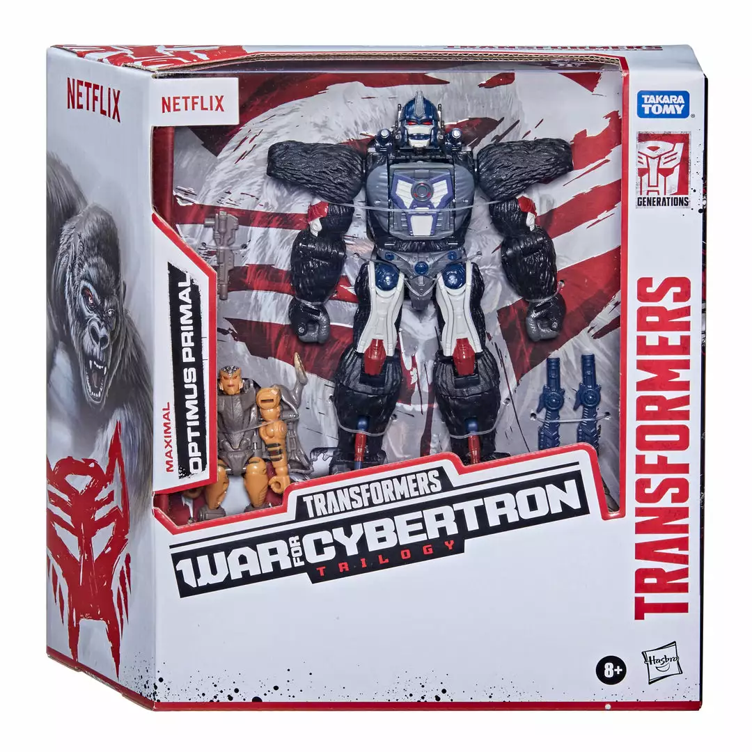Transformers War For Cybertron Series-Inspired Optimus Primal And Rattrap 9 Transformers War For Cybertron Series-Inspired Optimus Primal And Rattrap