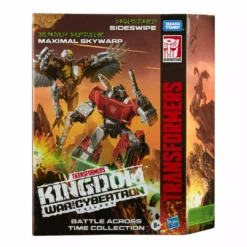 Transformers Generations War For Cybertron: Kingdom Battle Across Time Collection Deluxe WFC-K42 Sideswipe & Maximal Skywarp Partner Exclusives