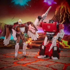 Transformers Generations War For Cybertron: Kingdom Battle Across Time Collection Deluxe WFC-K42 Sideswipe & Maximal Skywarp Partner Exclusives