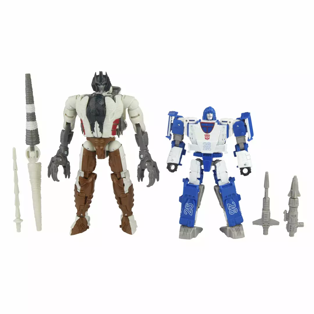 Partner Exclusives Transformers Generations War For Cybertron: Kingdom Battle Across Time Collection Deluxe WFC-K40 Autobot Mirage & Maximal Grimlock 3 Partner Exclusives Transformers Generations War For Cybertron: Kingdom Battle Across Time Collection Deluxe WFC-K40 Autobot Mirage & Maximal Grimlock