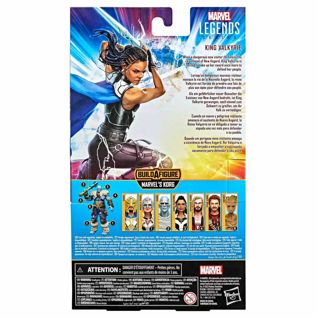 Marvel Legends Series Thor: Love And Thunder King Valkyrie New 15 Marvel Legends Series Thor: Love And Thunder King Valkyrie New