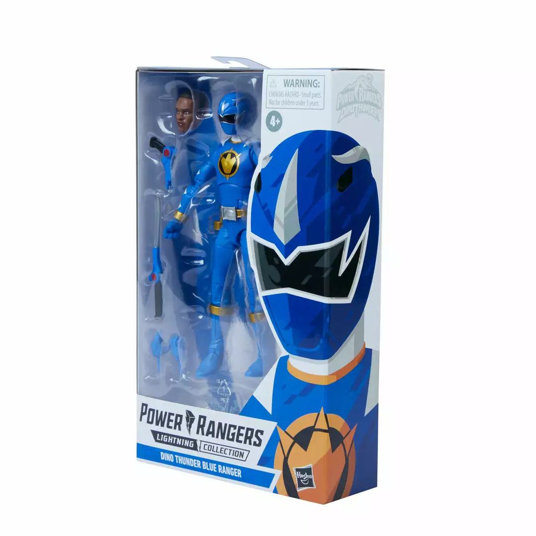 Power Rangers Lightning Collection Dino Thunder Blue Ranger Figure 15 Power Rangers Lightning Collection Dino Thunder Blue Ranger Figure
