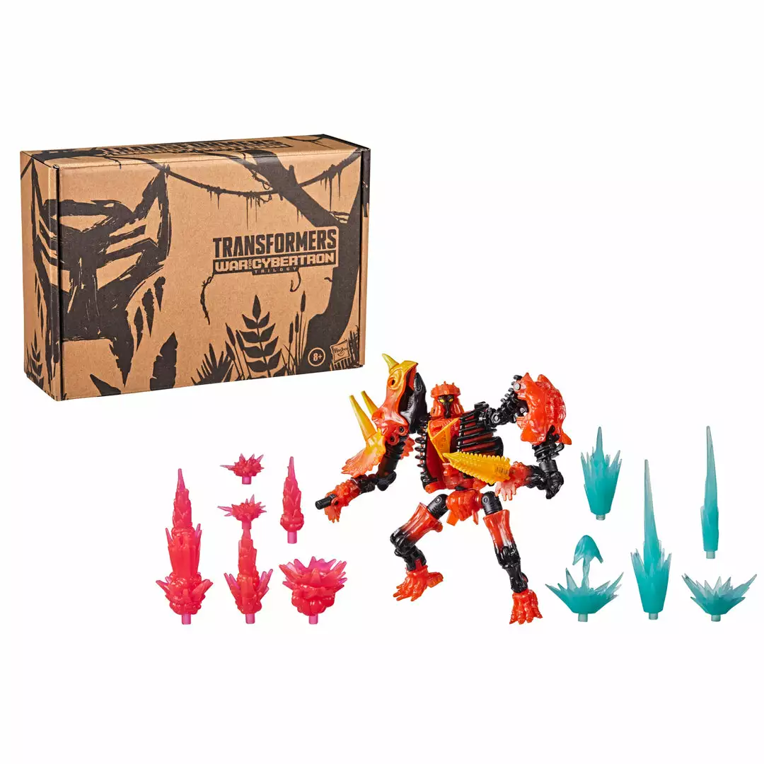 Back In Stock Transformers Generations War For Cybertron Deluxe WFC-K39 Tricranius Beast Power Fire Blasts Collection Pack 5 Back In Stock Transformers Generations War For Cybertron Deluxe WFC-K39 Tricranius Beast Power Fire Blasts Collection Pack