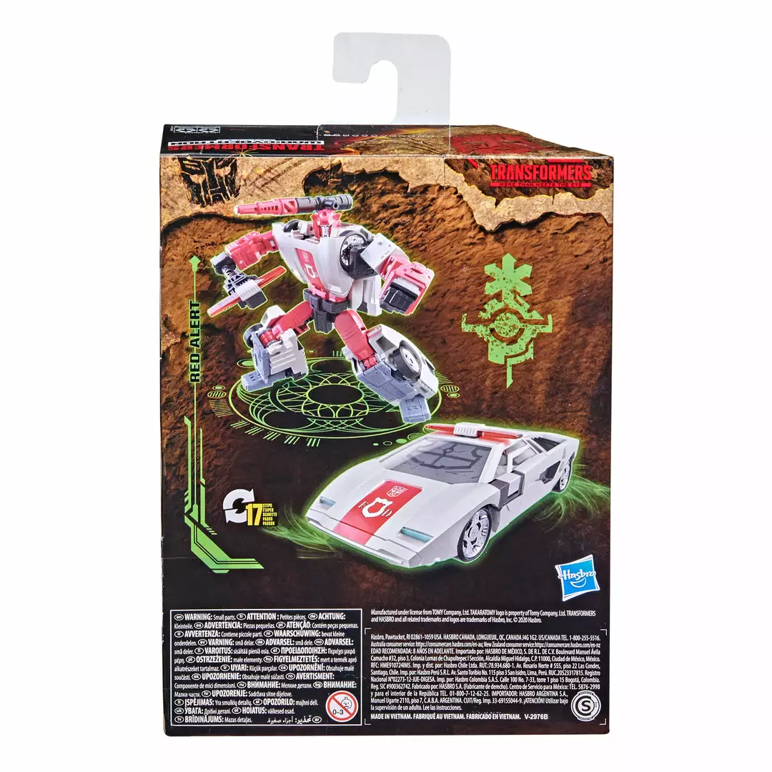Transformers Generations War For Cybertron: Kingdom Deluxe WFC-K38 Red Alert Partner Exclusives 4 Transformers Generations War For Cybertron: Kingdom Deluxe WFC-K38 Red Alert Partner Exclusives