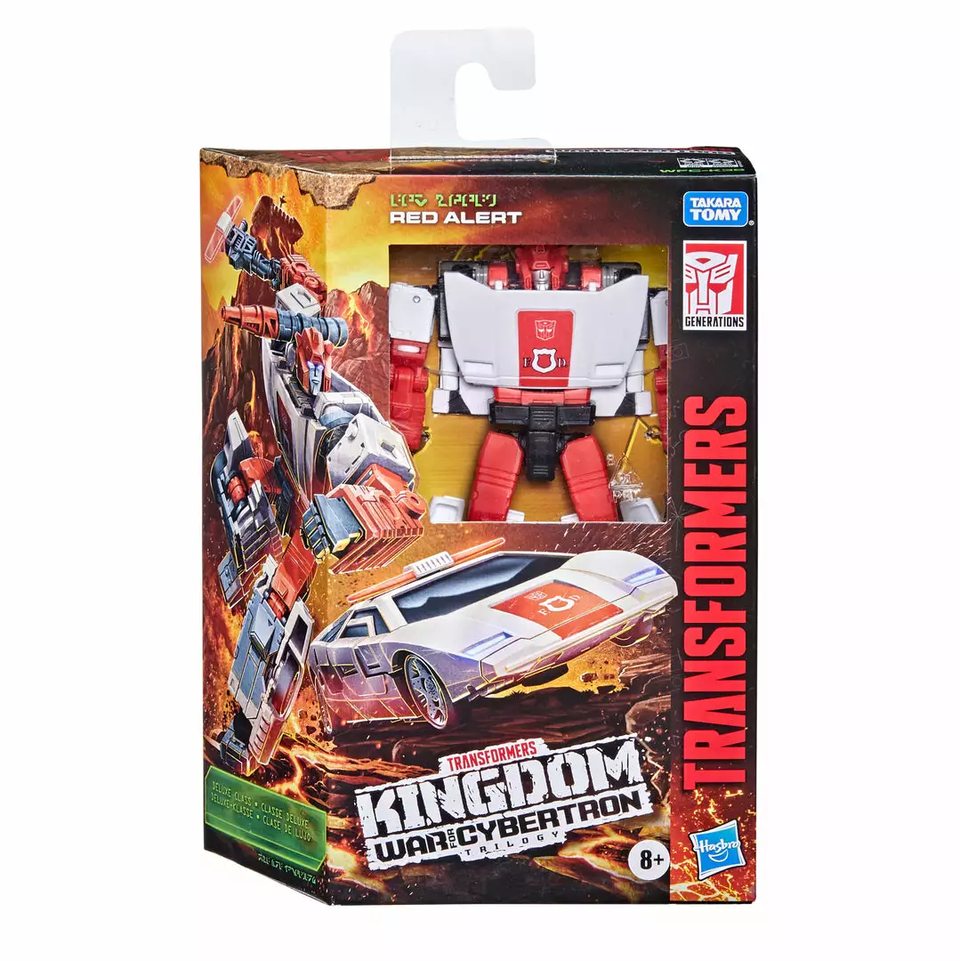 Transformers Generations War For Cybertron: Kingdom Deluxe WFC-K38 Red Alert Partner Exclusives 6 Transformers Generations War For Cybertron: Kingdom Deluxe WFC-K38 Red Alert Partner Exclusives