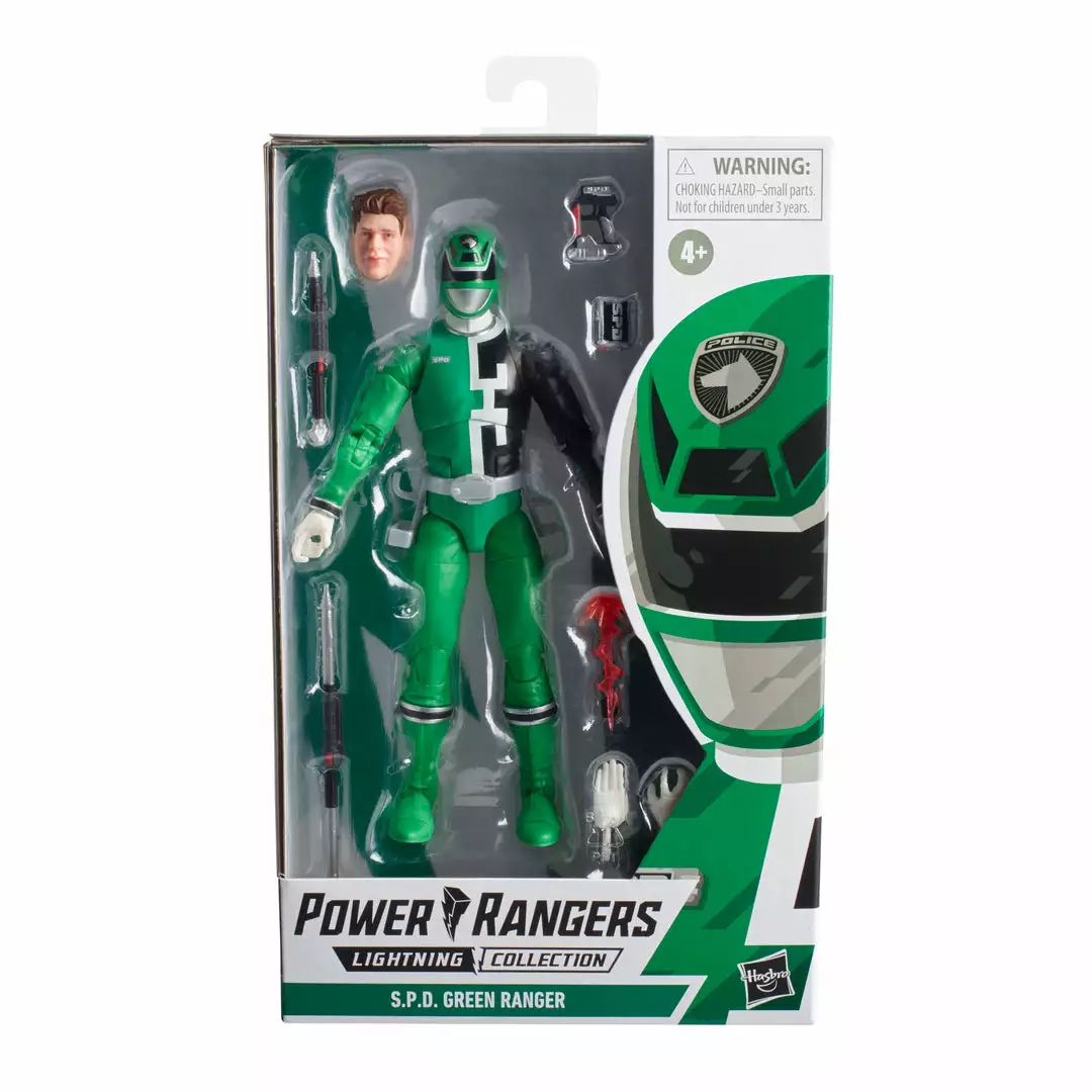 Power Rangers Lightning Collection S.P.D. Green Ranger Figure 7 Power Rangers Lightning Collection S.P.D. Green Ranger Figure