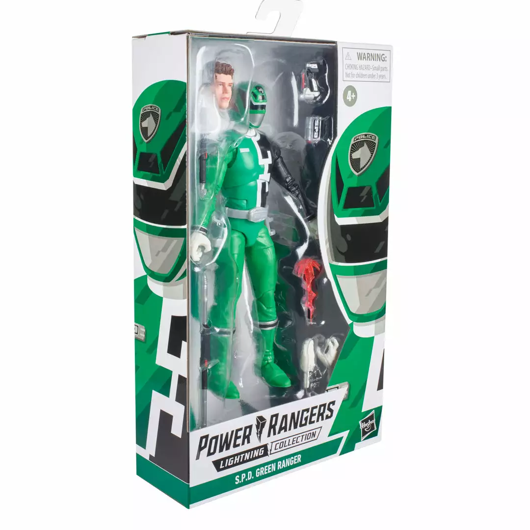 Power Rangers Lightning Collection S.P.D. Green Ranger Figure 11 Power Rangers Lightning Collection S.P.D. Green Ranger Figure