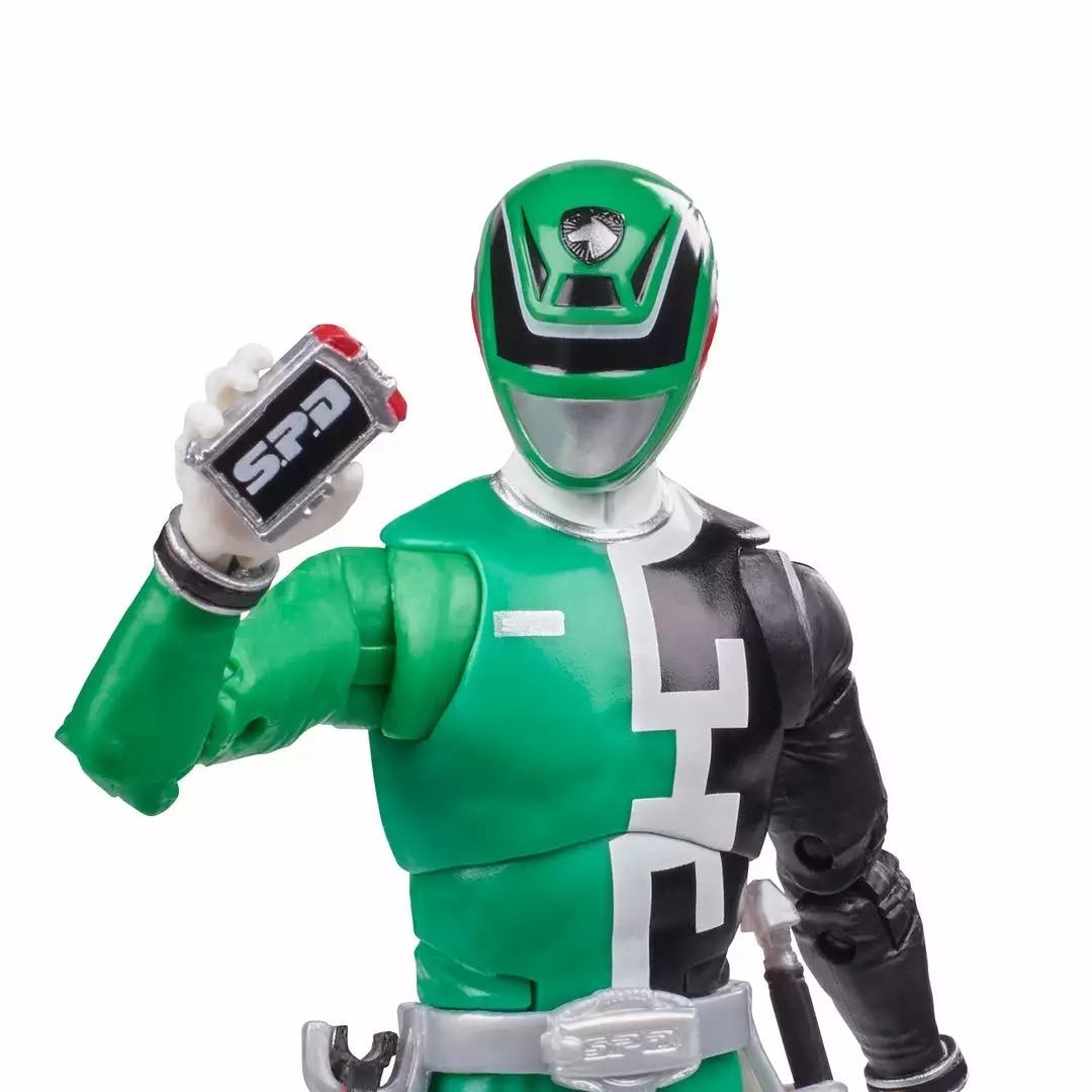Power Rangers Lightning Collection S.P.D. Green Ranger Figure 10 Power Rangers Lightning Collection S.P.D. Green Ranger Figure