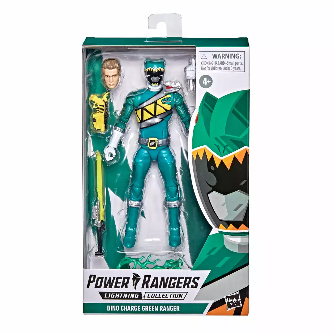 Power Rangers Lightning Collection Dino Charge Green Ranger Figure 4 Power Rangers Lightning Collection Dino Charge Green Ranger Figure