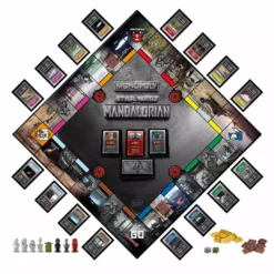 Hasbro Pulse Exclusives Monopoly: Star Wars The Mandalorian Edition Game With Figure
