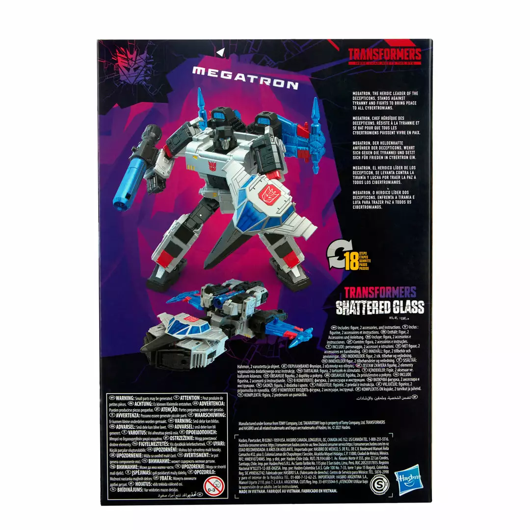 Transformers Generations Shattered Glass Collection Megatron & IDW’s Shattered Glass—Megatron (Exclusive Hasbro Pulse Variant Cover) Hasbro Pulse Exclusives 4 Transformers Generations Shattered Glass Collection Megatron & IDW’s Shattered Glass—Megatron (Exclusive Hasbro Pulse Variant Cover) Hasbro Pulse Exclusives