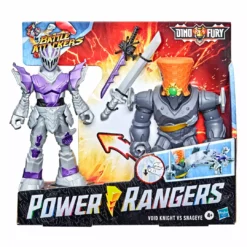 Power Rangers Dino Fury Battle Attackers Void Knight Vs. Snageye