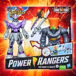 Power Rangers Dino Fury Battle Attackers Void Knight Vs. Snageye