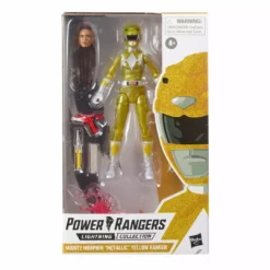 Hasbro Pulse Exclusives Power Rangers Lightning Collection Mighty Morphin Metallic Yellow Ranger (Hasbro Pulse Exclusive)