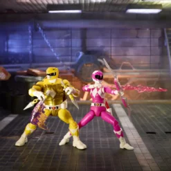 Power Rangers X Teenage Mutant Ninja Turtles Lightning Collection Morphed Michelangelo And Morphed April O’Neil