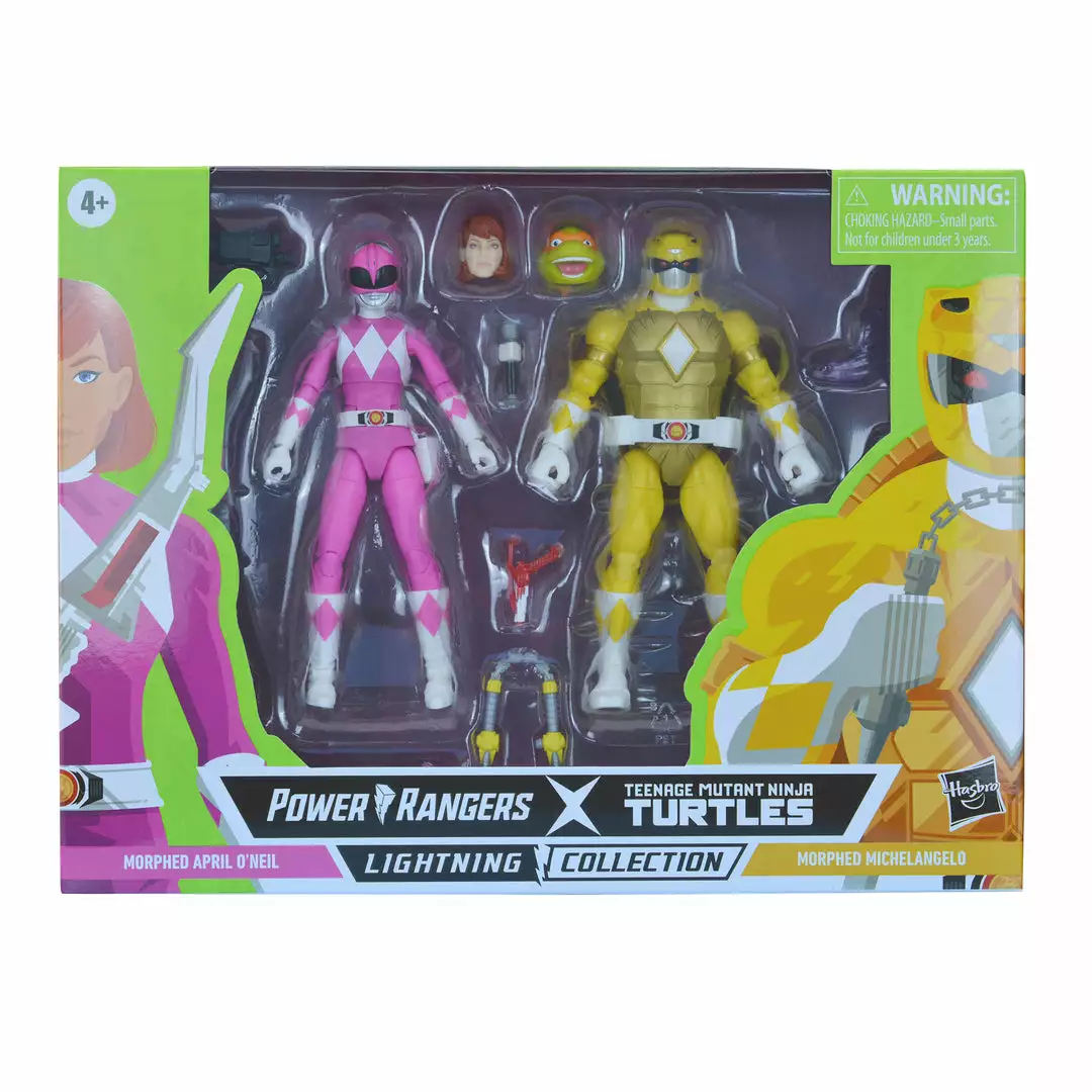 Power Rangers X Teenage Mutant Ninja Turtles Lightning Collection Morphed Michelangelo And Morphed April O’Neil 6 Power Rangers X Teenage Mutant Ninja Turtles Lightning Collection Morphed Michelangelo And Morphed April O’Neil