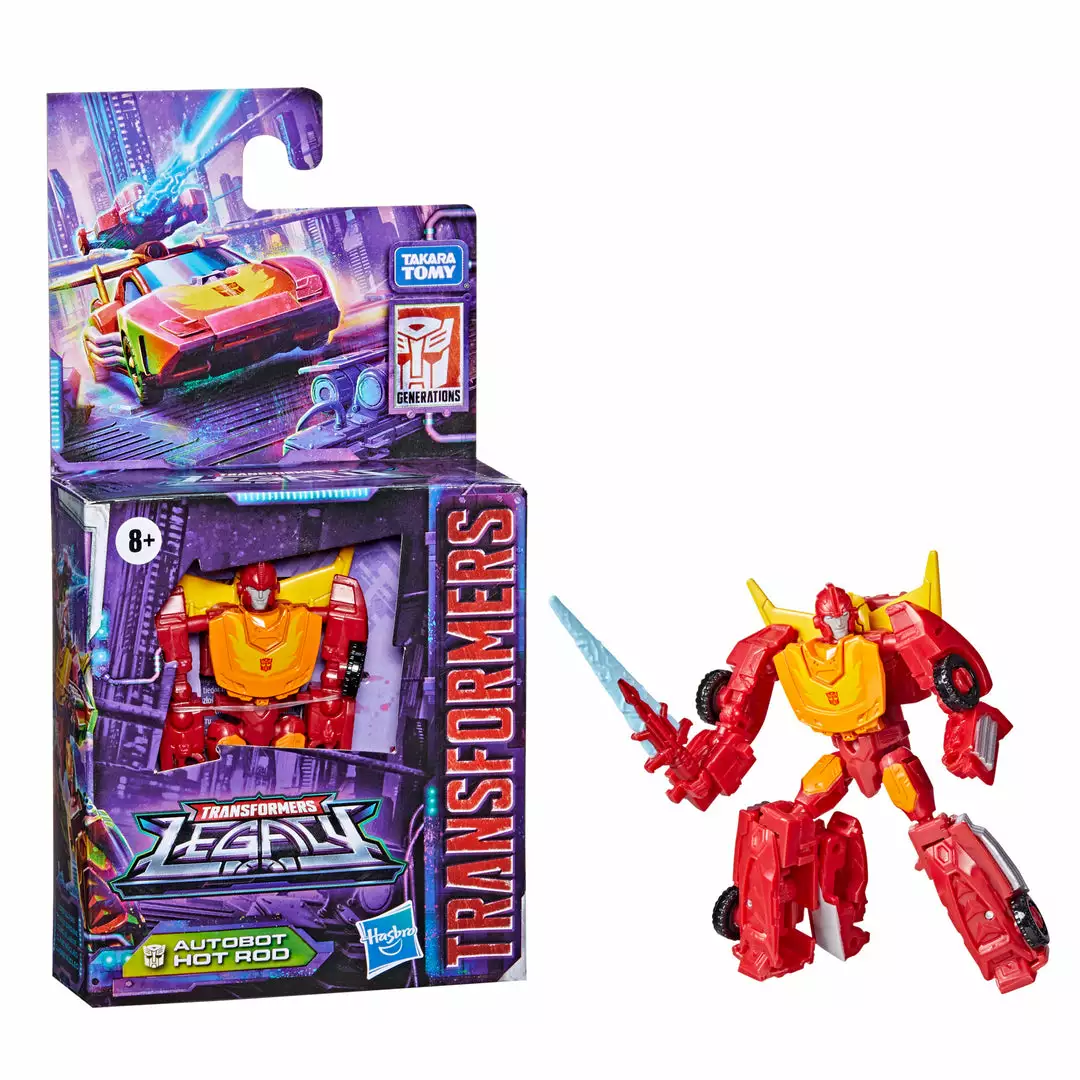 Transformers Generations Legacy Core Autobot Hot Rod New 4 Transformers Generations Legacy Core Autobot Hot Rod New