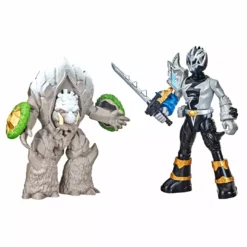 Power Rangers Dino Fury Battle Attackers Black Ranger Vs. Smashstone 15 Power Rangers Dino Fury Battle Attackers Black Ranger Vs. Smashstone