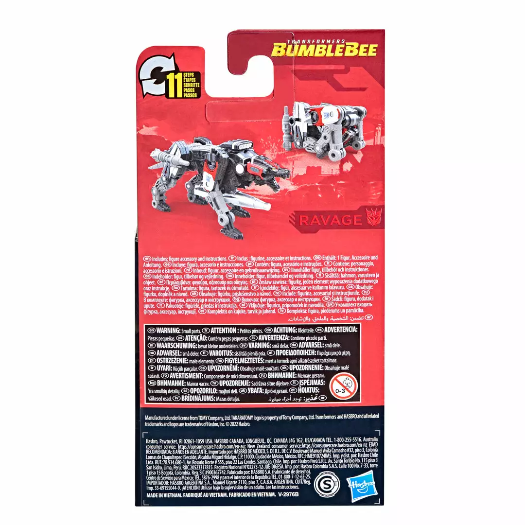 Transformers Studio Series Core Class Transformers: Bumblebee Ravage 6 Transformers Studio Series Core Class Transformers: Bumblebee Ravage
